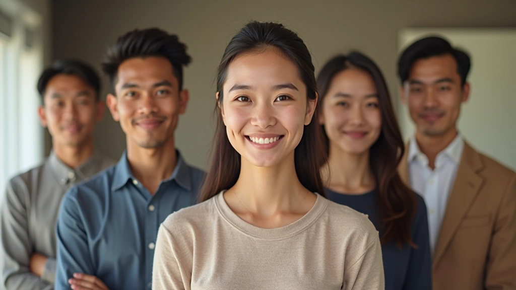 Diverse group of Malaysian people representing different professions and demographics from various income backgrounds and regions