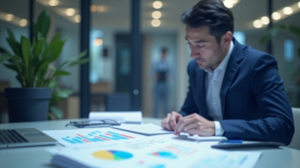 Close-up view of economic data analysis with bar charts and income distribution graphs on a professional workspace