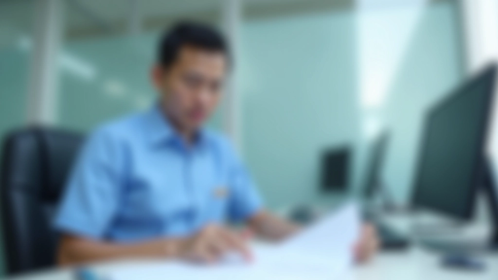 Social support office desk with assistance documents and application forms organized for distribution