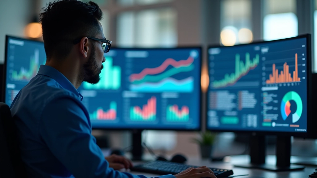 Modern analytics dashboard displaying economic data visualization and inequality metrics